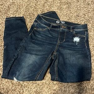 Girls Jean ripped jeggings